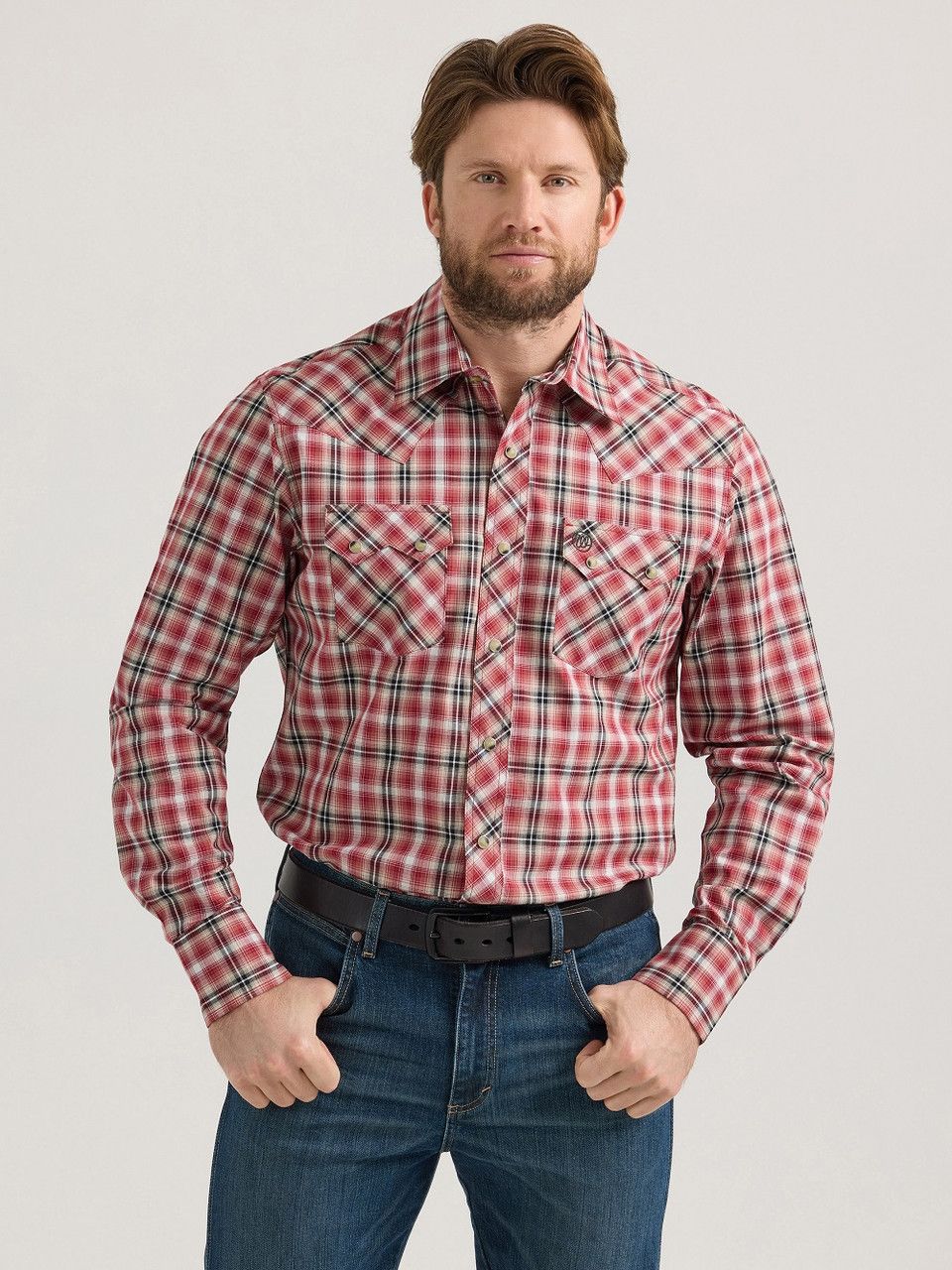 Wrangler Retro Core Snap Plaid Shirt - 112351479