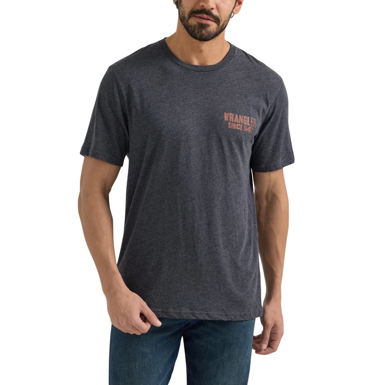 Wrangler® Mens Graphic Short Sleeve T-Shirt - 112350075