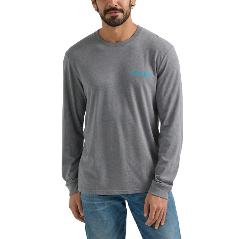 Wrangler® Mens Graphic Long Sleeve T-Shirt - 112350067