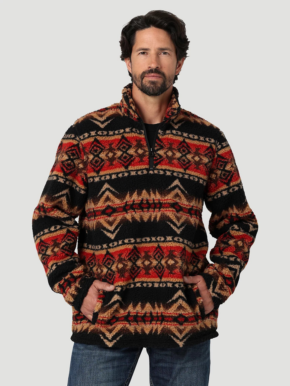 Wrangler® Sherpa 1/4 Zip Pullover - 112335694