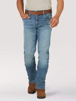 Wrangler - Men&#39;s Retro Green Jean Slim Straight - 88MWPGR