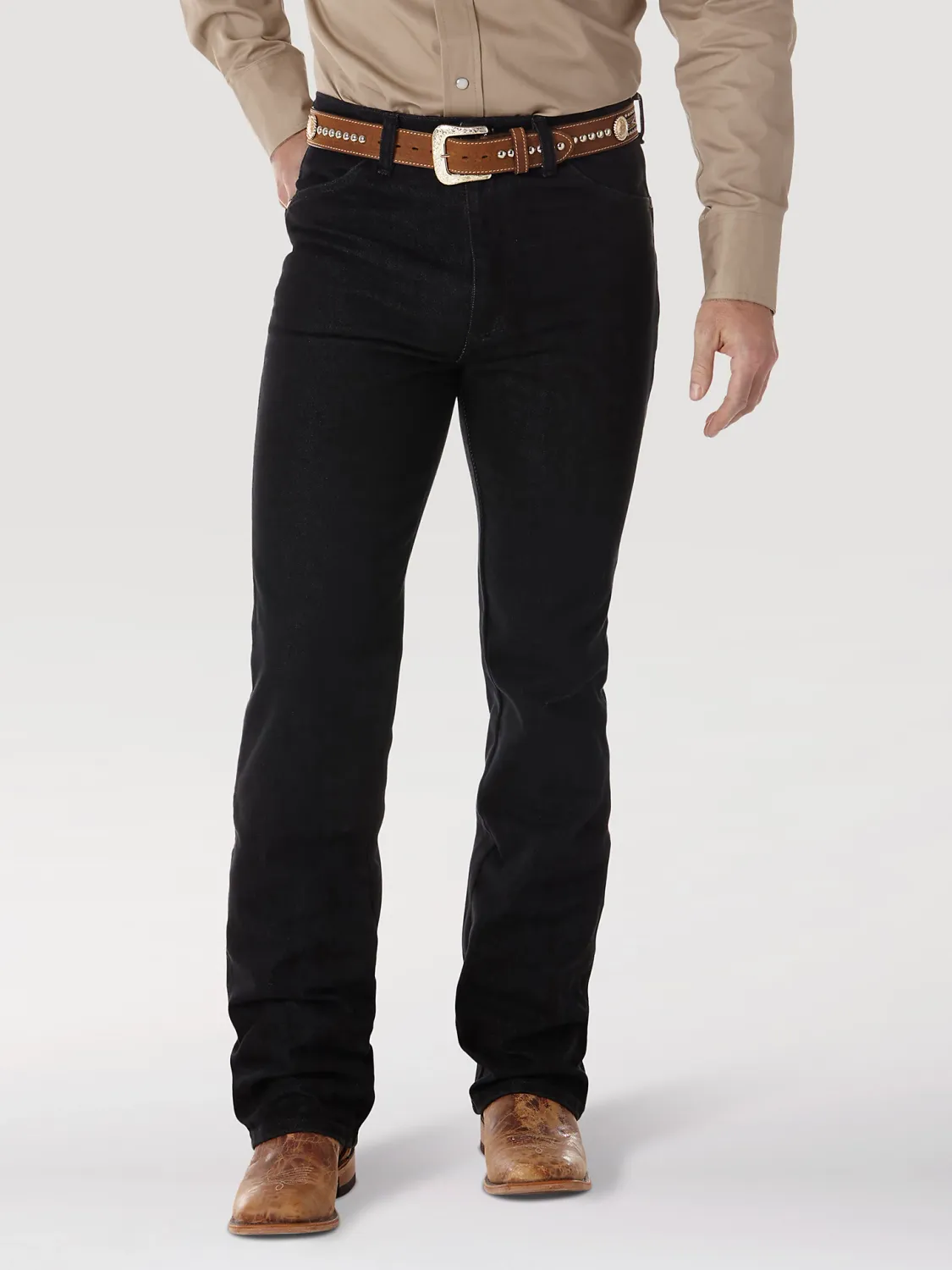 Wrangler - Men&#39;s Cowboy Cut Stretch Jean Slim Fit - 938BLK