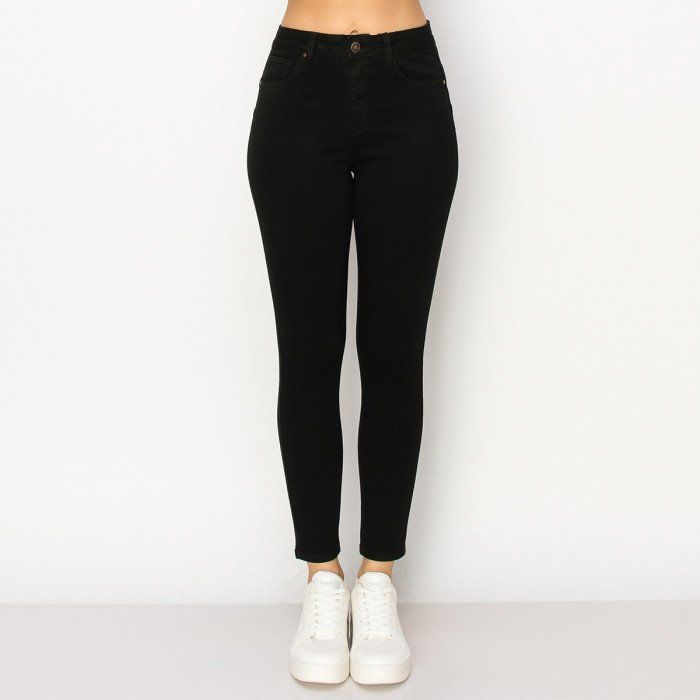 Wax Jean - Women&#39;s  Push-Up Skinny Jeans - 90304, Color: BLACK, Size: 13