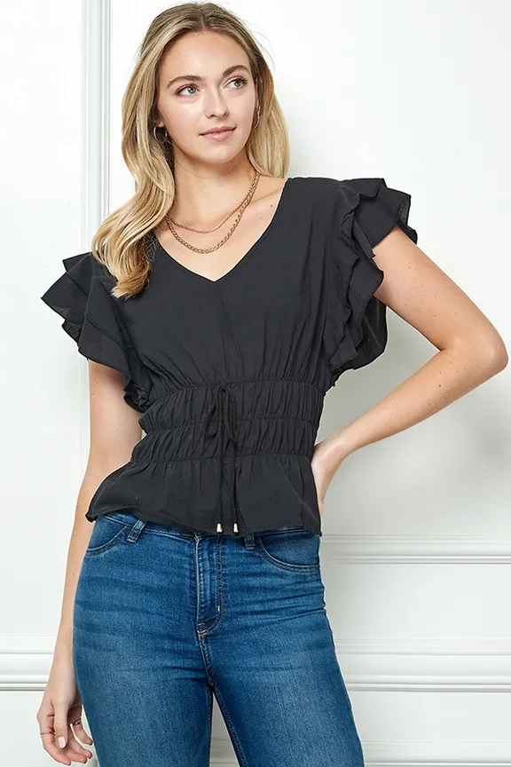 Cisono - Womens Butterfly Sleeve Shirts - WTP328