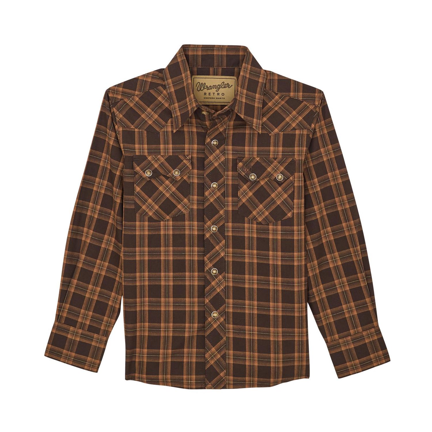 Boys Wrangler Retro® Long Sleeve Shirts - 112368081