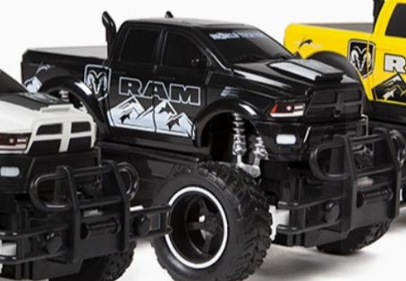 1:24 Remote Control Ram 2500 Rtr Electric Rc Monster Truck - 33786, Color: BLACK