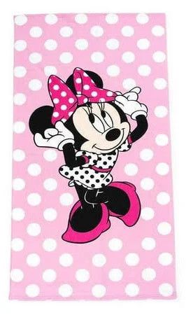 Disney Minnie Mouse 2 Cute 27&quot;x54&quot; Beach Towel