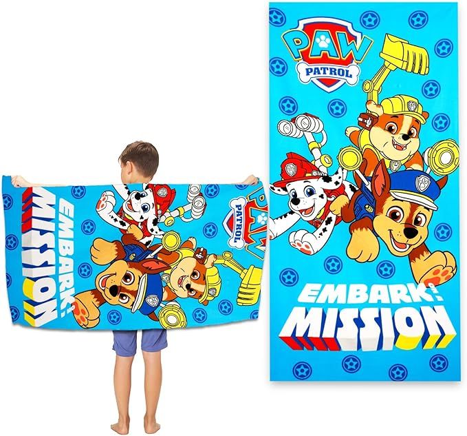 Paw Patrol Mission 27&quot;x54&quot;  Beach Towel