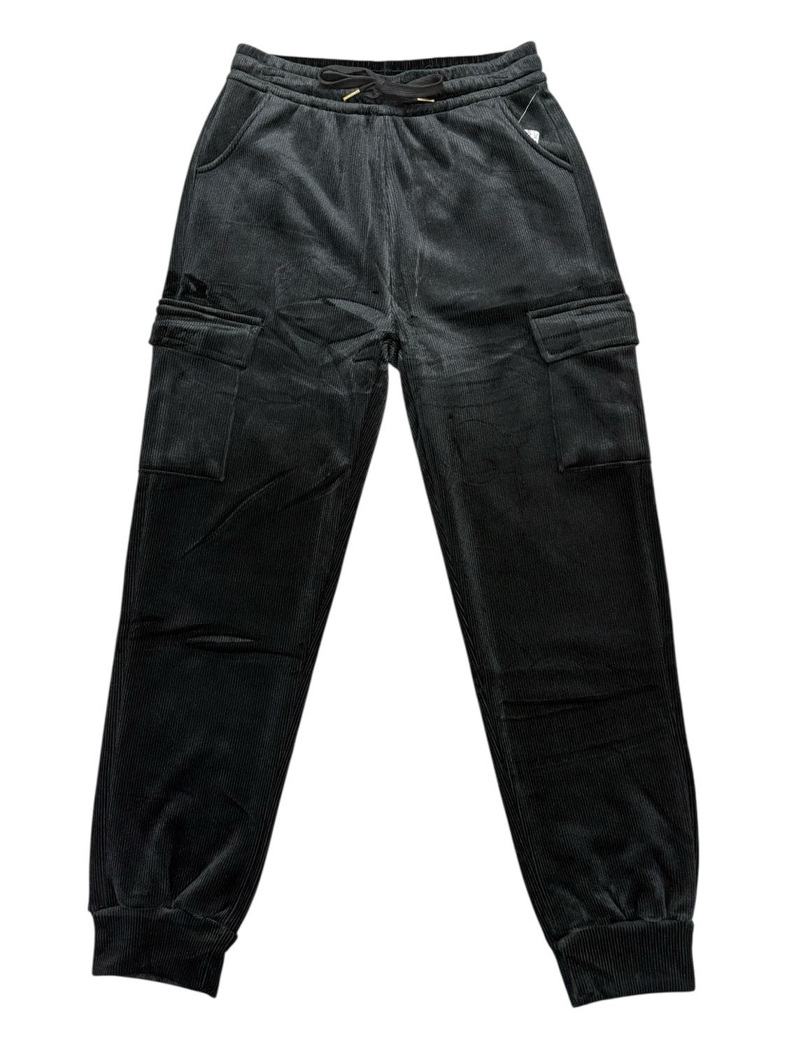 OTOS - Women&#39;s Cargo Fleece Lined Sweatpants - Y8043, Color: BLACK, Size: S/M