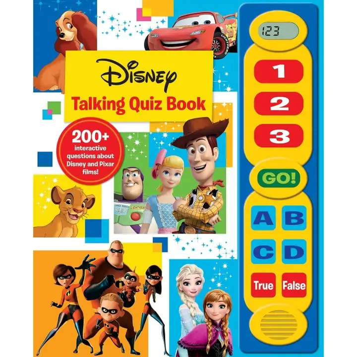 Disney Pixar Talking Quiz Book - PIP51965-3