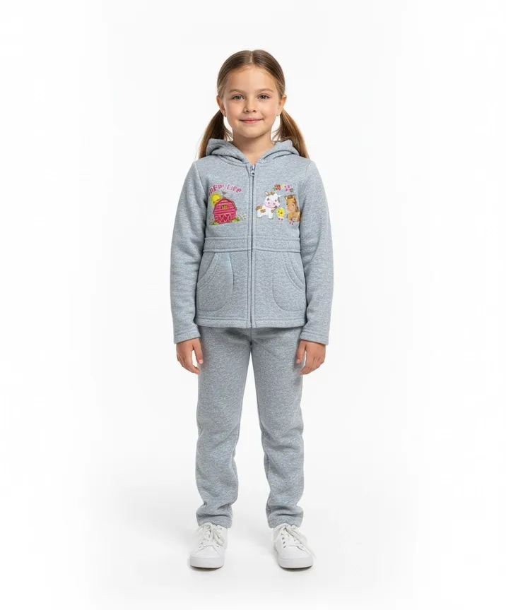 UNIK GIRLS  FARM LIFE TRACK SUIT GW2425  2T-4T
