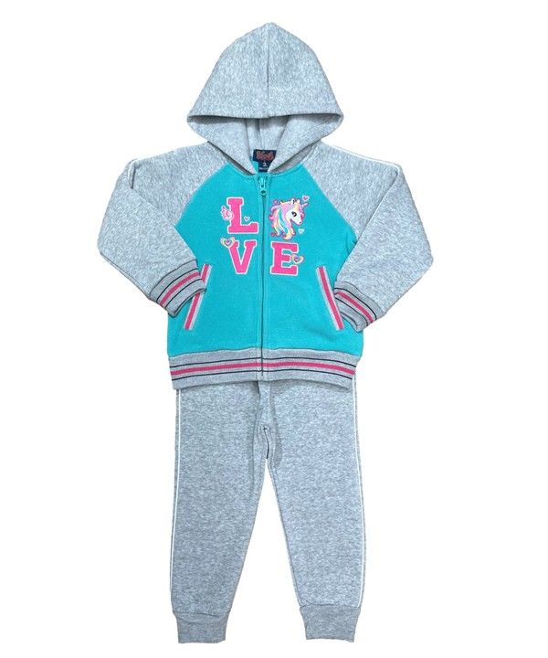 UNIK - Love Unicorn Track Suit - GW2426 (2T-4T)