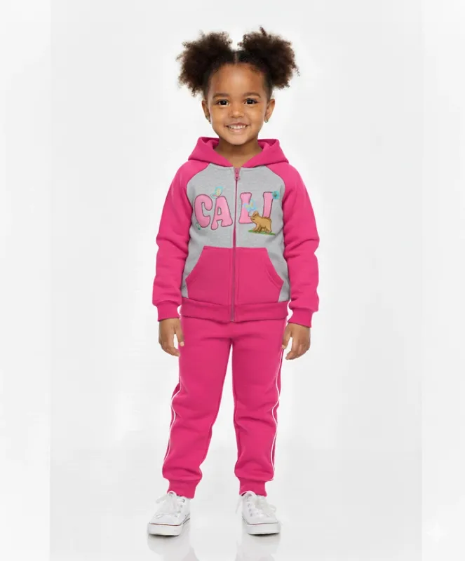 UNIK - Girls Cali Track Suit -GW2428 (2T-4T)