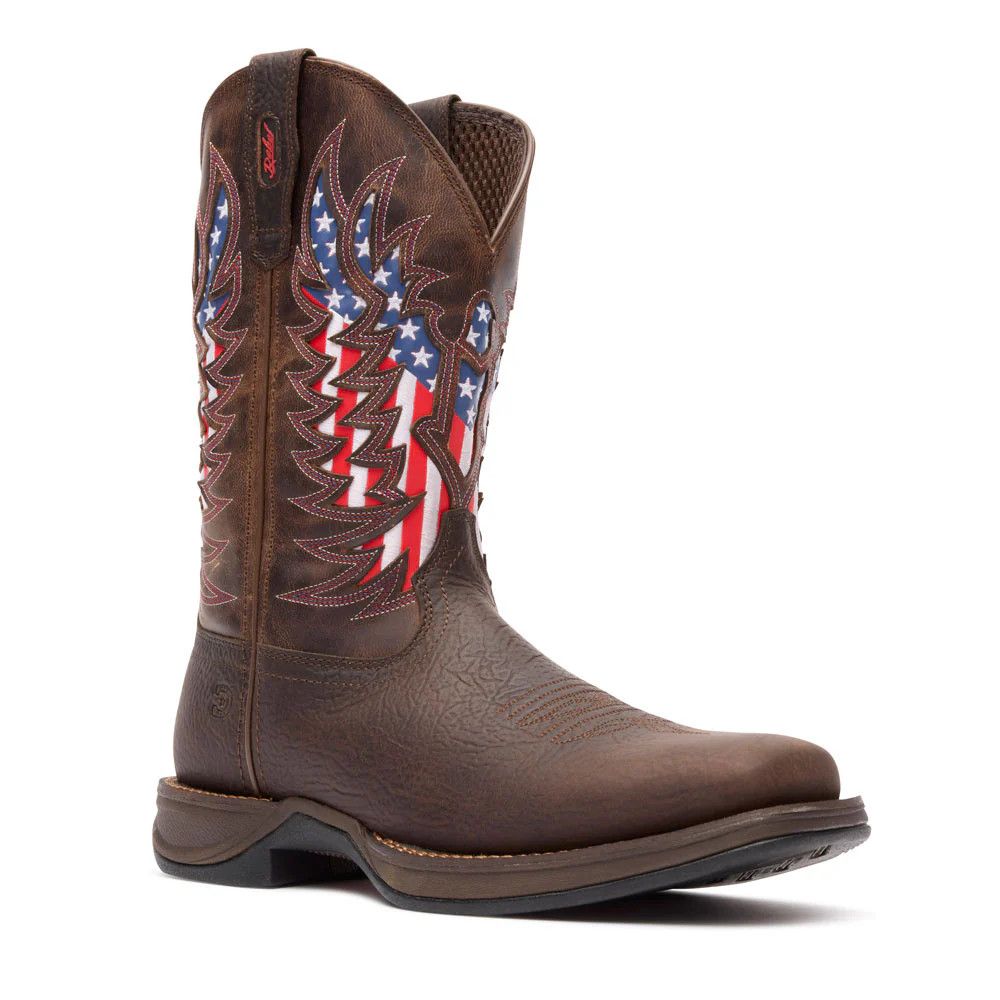 Durango Men&#39;s Rebel Ultra-Lite Square Toe Cowboy Boot - DDB0519