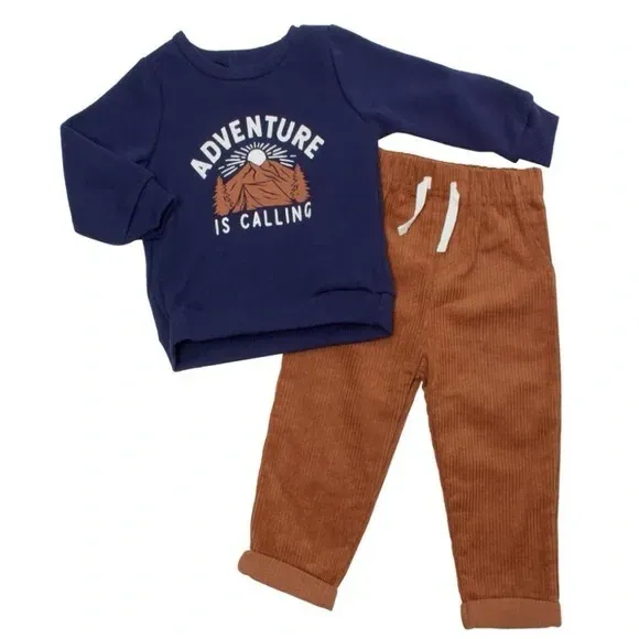 Bon Bebe - Boy&#39;s Two Piece Sweater and Pants Set - B002F402