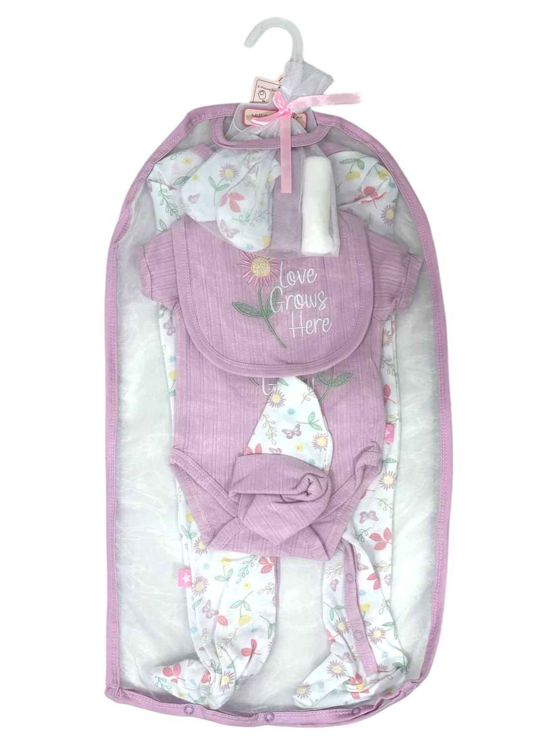 Millie &amp; Myles - Infant Girls 8 Piece Apparel Set - D08152