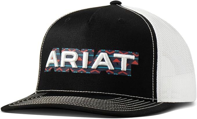 Ariat Mens Richardson 112 Southwestern Logo Snapback Cap Hat - A300086801