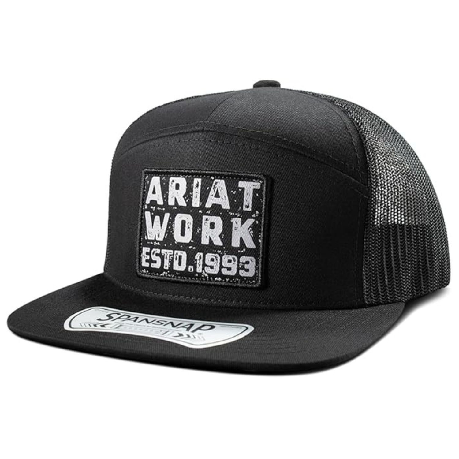 Ariat Mens Ariat Work Logo Patch Snapback Cap Hat - A290002101