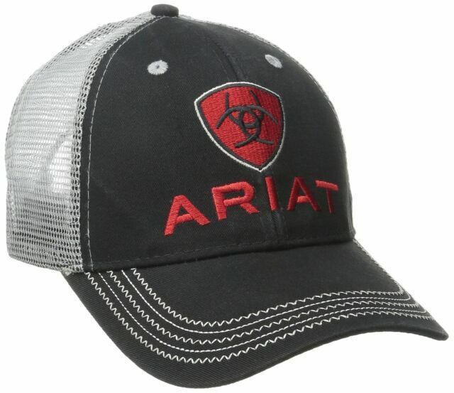 Ariat Mens Mesh Hat - Black - A300000401