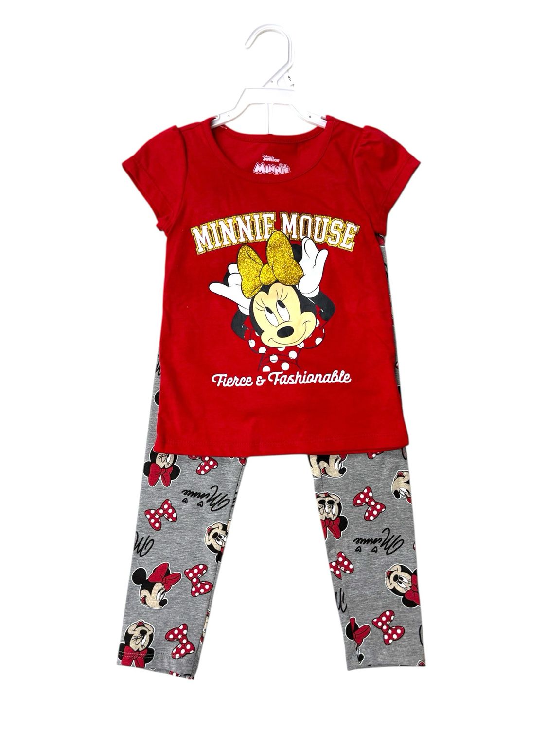 Disney - Girls Minnie Mouse Shirt &amp; Pants Set - NYMM790