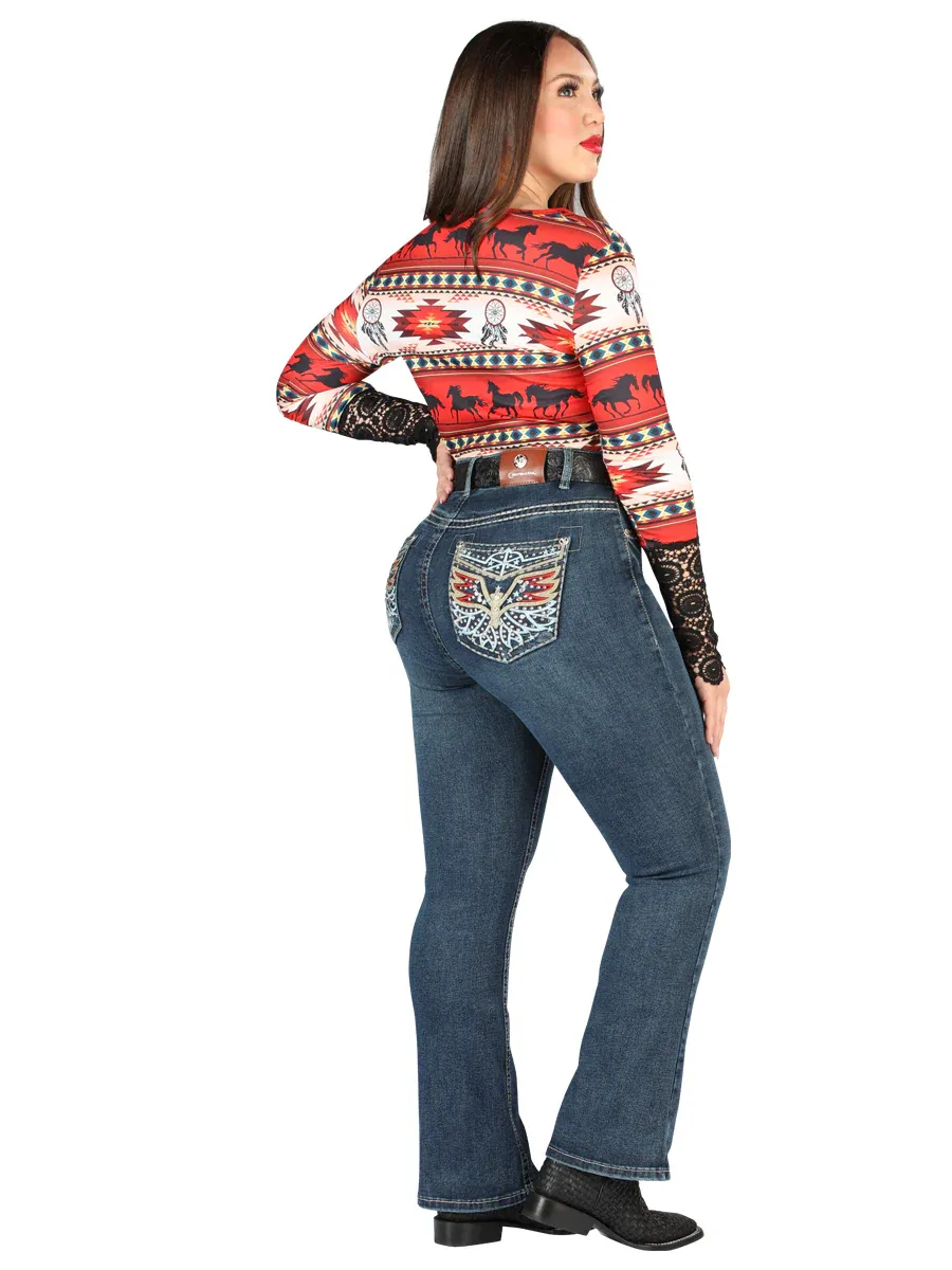 Centenario Women's Bootcut Denim Jeans - EC-W029 ID 45324