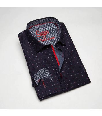 Sugar- Men's Print Dress Shirt Dale 