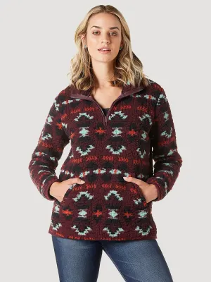 Women's Retro Southwestern Print Shepra Pullover - 112335654