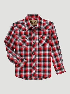 Boys Wrangler® Retro® Long Sleeve Shirt - 112326304