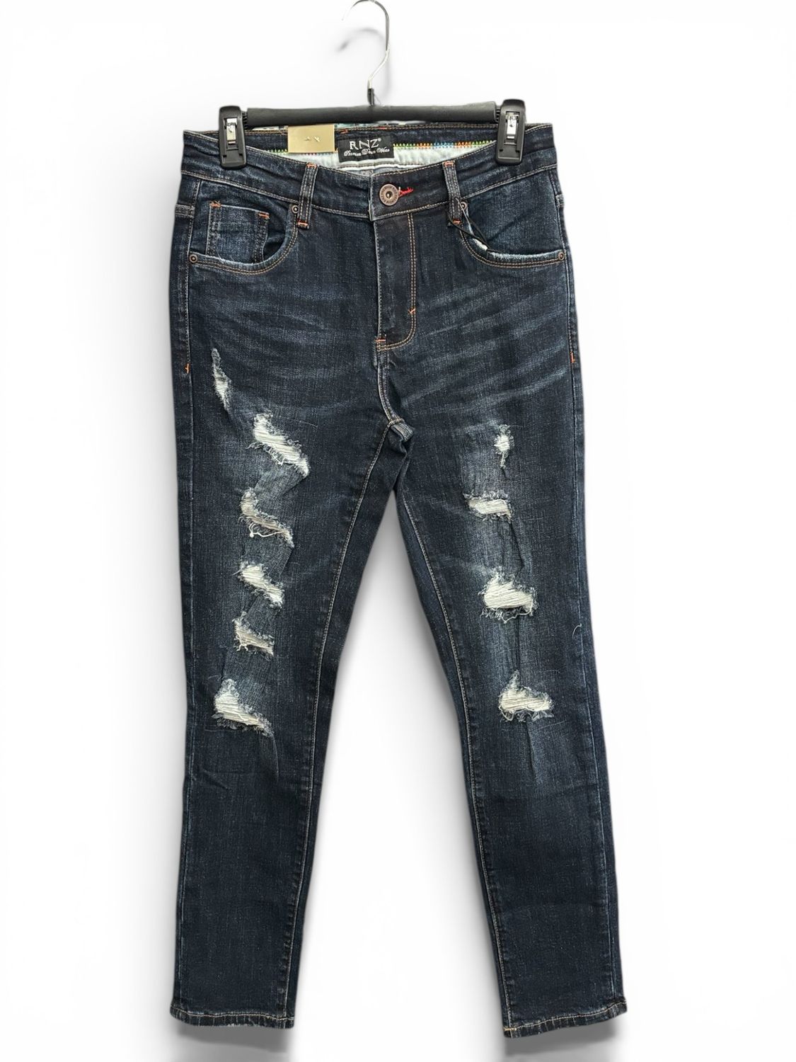 RNZ - Men's Premium Distressed Denim Jeans - R102H