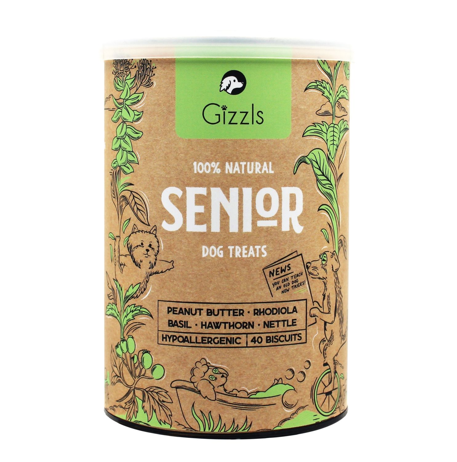 Gizzls Botanicals Senior Dog Biscuits