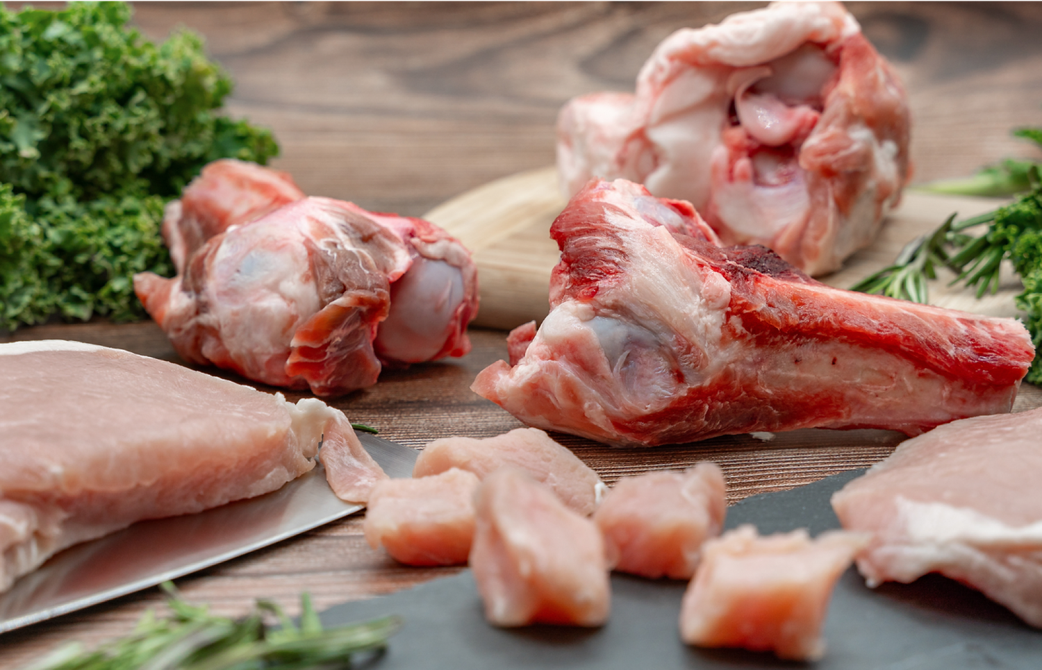Hooves filled with lamb mince