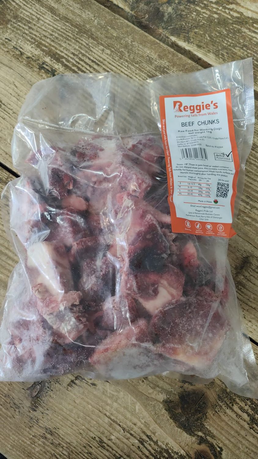 Reggies Boneless beef chunks