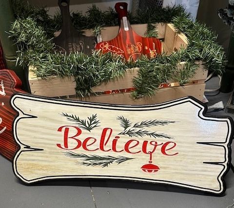 Believe Wall Sign