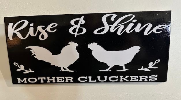 Rise & Shine Wall Sign