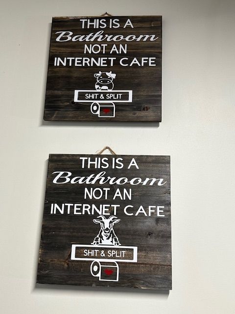 This Is Not An Internet Cafe Wall Sign