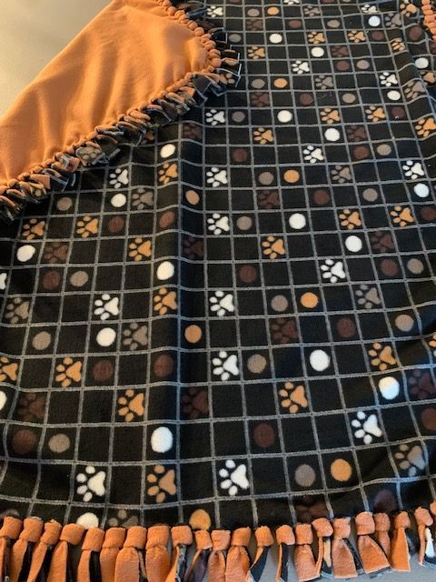 Paw Print Blanket