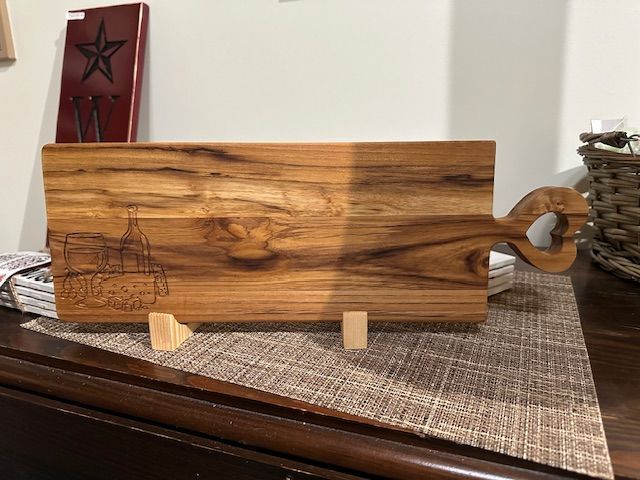 Wine and Cheese Cutting Board