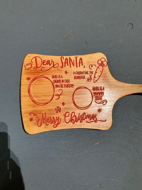 Dear Santa Cutting Board