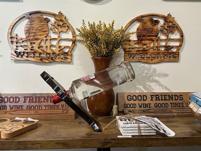 Wine Bottle Display Holder