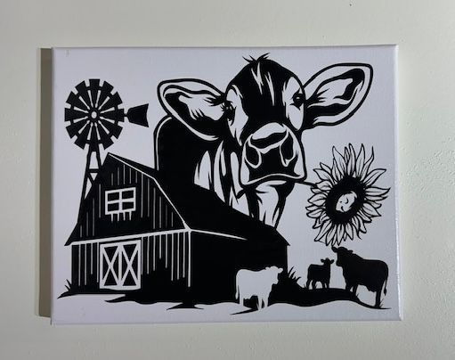 Cow Barn Wall Sign Cow Barn Wall Sign