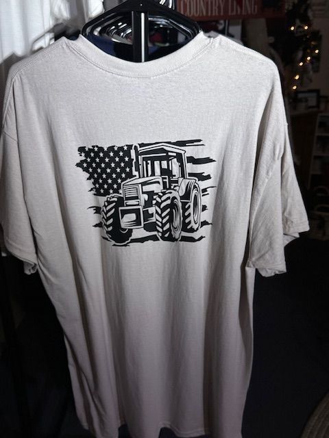 Tractor Flag Tshirt Tractor Flag Tshirt