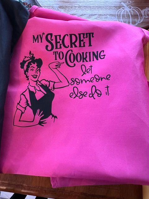 My Secret to Cooking Let Someone Else Do It Apron My Secret to Cooking Let Someone Else Do It Apron