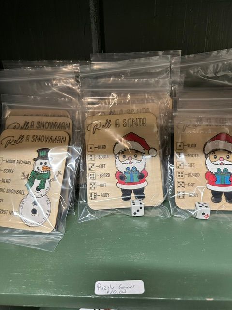Novelty Dice Game Santa or Snowman Novelty Dice Game Santa or Snowman