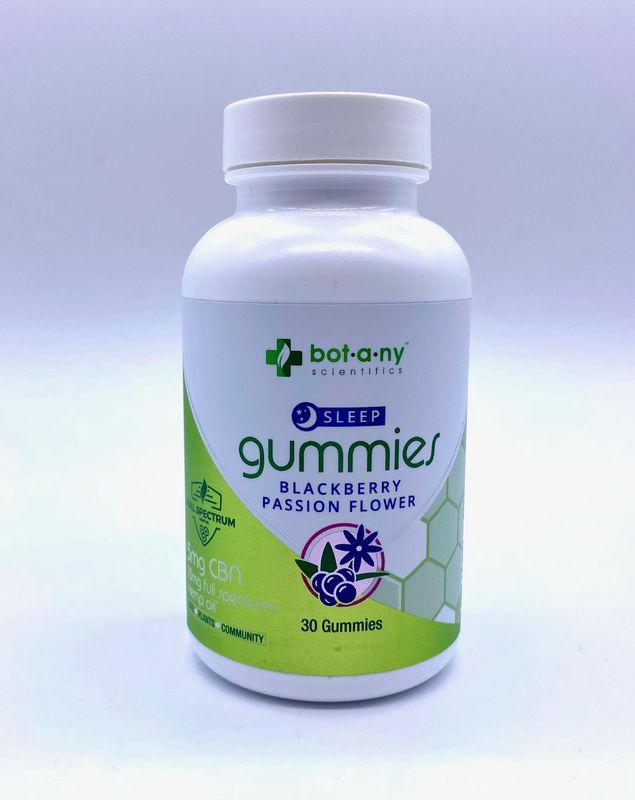 5 mg CBN Blackberry Passion Flower Sleep Gummies