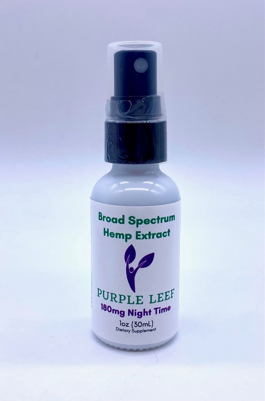 180mg | Broad Spectrum CBD Oral Spray - Night Time