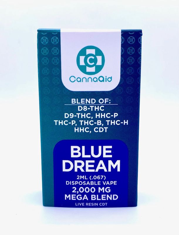 2000mg Mega Blend | Disposable Vape - Blue Dream