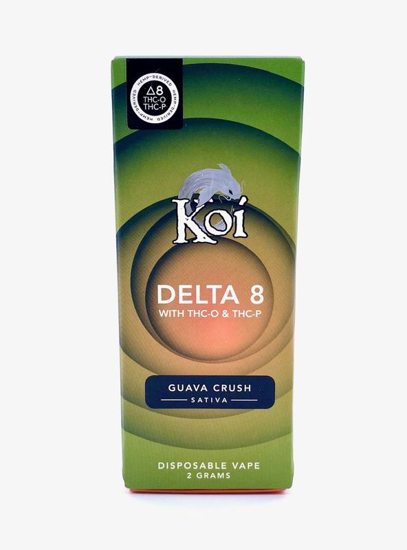 2mL | D8 + THCO + THCP Disposable | Guava Crush (Sativa)