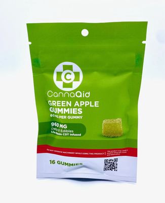 960mg Green Apple Gummies