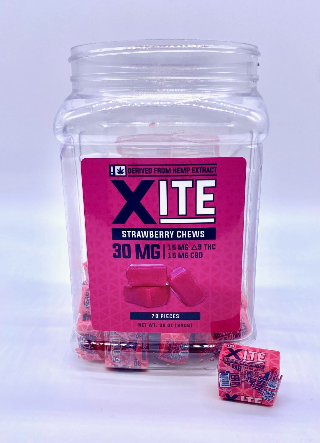 30 mg Delta 9 Strawberry Chews