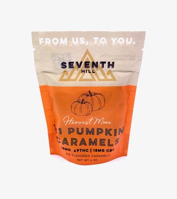 1:1 Harvest Moon Pumpkin Caramels (Bag)